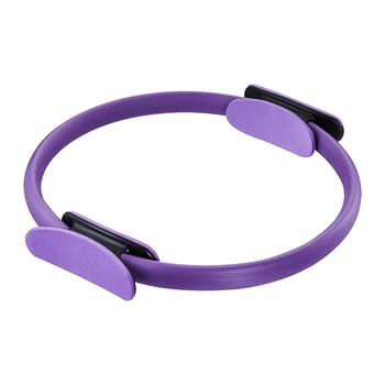 Спортивный тренажер изотоническое кольцо для пилатеса 4FIZJO Pilates Ring фиолетовый 38 см 4FJ0281
