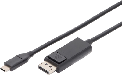Kabel połączeniowy Digitus USB Type-C to DP M/M 4K/60Hz czarny 2 m (4016032451365)