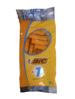 Одноразові станки BIC 1 Sensitive 5 шт (69405)