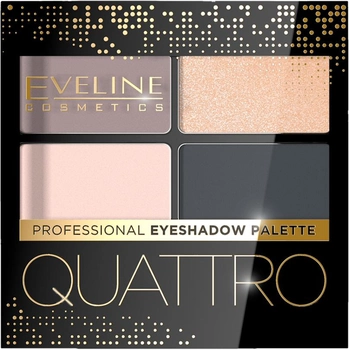 Paleta cieni do powiek Eveline Cosmetics Quattro Professional 02 3.2 g (5903416004110)