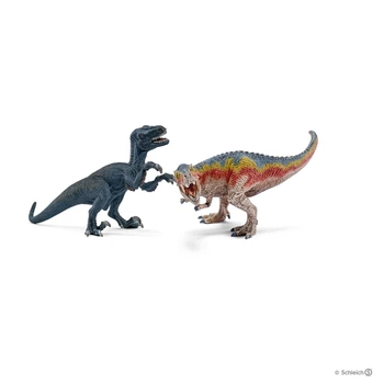 набір Динозаври тиранозавр та Велоцираптор Schleich 42216
