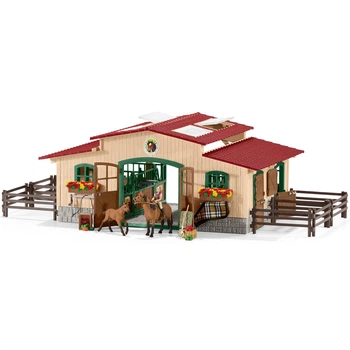Набір Конюшня з кіньми та аксесуарами Schleich 42195