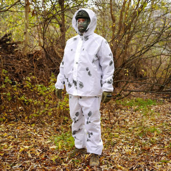 Тактический костюм дождевик клякса водонепроницаемый маскировочный