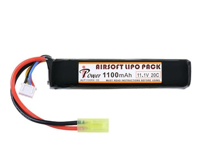 Акумулятор Li-Po 1100mAh 11,1 V 20C [IPower] (для страйкболу)