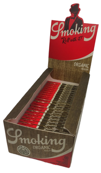 Половина блоку сигаретного паперу Smoking Organic 25 стиків
