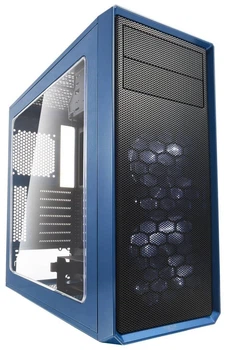 Корпус Fractal Design Focus G Petrol Blue (FD-CA-FOCUS-BU-W) Без БП