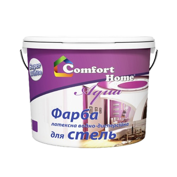 Краска латексная водно-дисперсионная для потолков та стен Aqua ТМ “Comfort home” 1,2кг