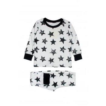 Пижама белая Stars MISHKA 1792 Размер 110