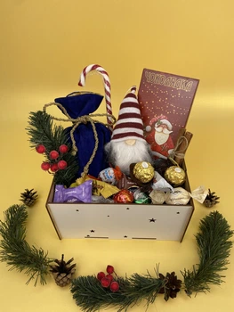 Новогодний подарок "A package from Santa Claus" на Новый год, Рождество, Святого Николая, праздник (8-0530)