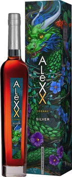 Коньяк AleXX Silver 0.375 л 40% у подарунковій упаковці (4823093700376_UA)