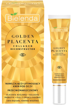 Крем навколо очей Bielenda Golden Placenta проти зморщок зволожувальний підтягувальний 15 мл (5902169048327)