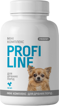 Витамины ProVET Profiline для собак Мини Комплекс для мелких пород 100 табл. (4823082431687)