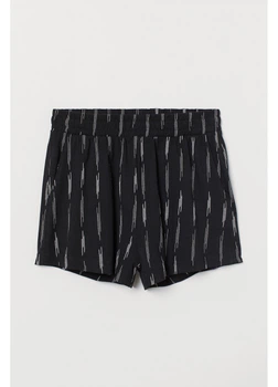 Шорты H&M XXS Черный 0781813_черн.бел.полоски_08