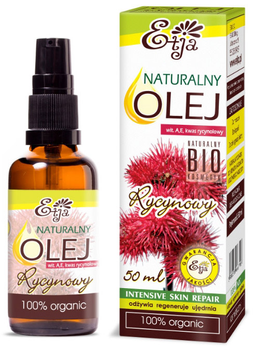 Naturalny olej do ciała Etja Bio Rycynowy 50 ml (5908310446790)