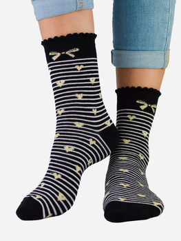 Шкарпетки дитячі NOVITI SB059-W-01 котон 27-30 Чорні (5905204334676)