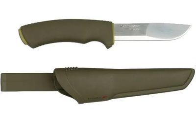 Ніж туристичний в чохлі, нержавіюча сталь Morakniv BushCraft Forest 12493