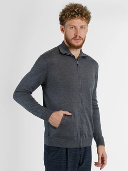 Кофта чоловіча сіра Arber Zipper-cardigan N-AVT-93 M зріст 4 сірий (M10.16.12.231)