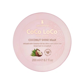 Маска Lee Stafford для сяйва волосся з кокосовою олією Coco Loco Coconut Shine Mask 200 мл 5060282703452