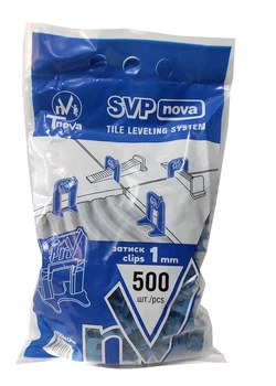 Система вирівнювання плитки Svp Nova 1mm. /500шт-уп