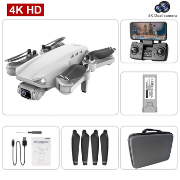 Квадрокоптер-дрон L900 PRO SE FPV 4K GPS до 1200км 28мин сумка. Белый