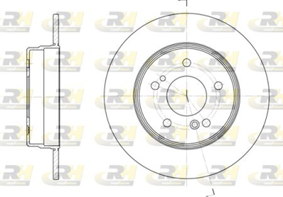 Тормозной диск RH 6467.00