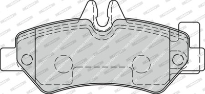 Колодки тормозные дисковые, к-кт. Ferodo FVR1780