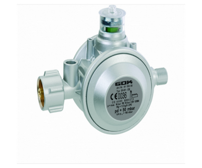 Газовий двокамерний регулятор GOK EN61-DS 1,5 кг/год 50 мбар KLFxG1/4LH-KN