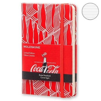 Блокнот Moleskine Coca - Cola маленький червоний 8051272891249