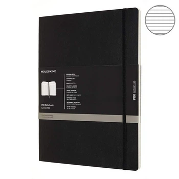 Блокнот Moleskine PRO А4 чорна PROPFNTB7SBK