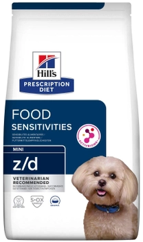 Sucha karma dla psów miniaturowych ras Hill's Prescription diet Food sensitivities z/d 1 kg (0052742059679)