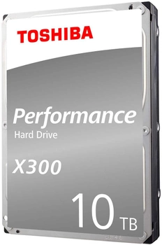 Dysk twardy Toshiba High-Performance X300 10TB 7200rpm 256MB HDWR11AUZSVA 3.5" SATA III (4547808810678)