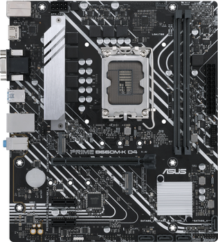 Płyta główna Asus PRIME B660M-K D4 (s1700, Intel B660, PCI-Ex16)