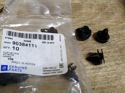 Клипса обшивки салона GENERAL MOTORS 90384111