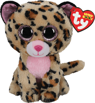 М'яка іграшка TY Beanie Boos 36490 Леопард Livvie 25 см (36490) (008421364909)