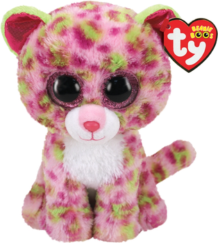 М'яка іграшка TY Beanie Boo's Рожевий леопард Leopard 15 см (008421363124)