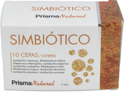 Дієтична добавка Prisma Naturalural Simbiotico 15 стіків (8436582880297)