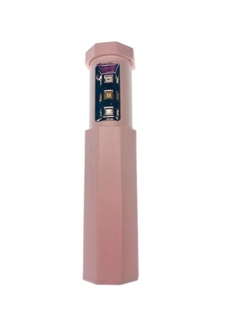 Портативний кишеньковий телескопічний стерилізатор UVС рожевий