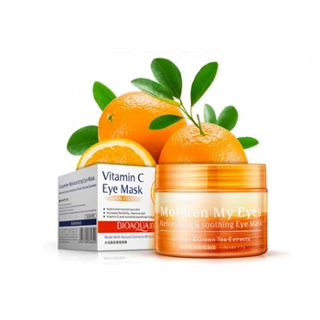 Тканевые патчи под глаза с экстрактом апельсина и зеленого чая Bioaqua Vitamin C Eye Mask, 36 шт
