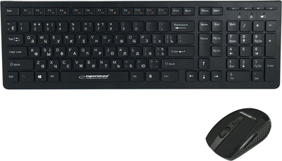 Комплект (клавіатура + миша) Esperanza Tacoma Black USB (EK136UA)