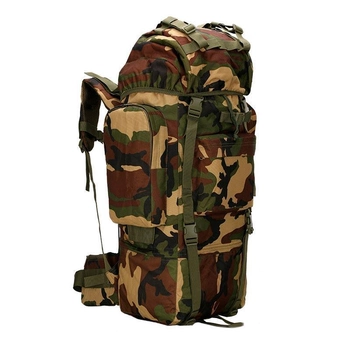 Рюкзак тактичний AOKALI Outdoor A21 Camouflage Green армійська сумка 65L