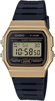 Часы Casio F-91WM-9A Gold vintage