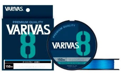 Шнур Varivas PE Line Ocean Blue X8 150m Max 5.88kg 0.6,VA 13621