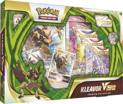Zestaw kart Vstar Pokemon Premium Pin Collection Kleavor (820650850431)