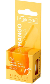 Balsam do ust + maska na noc Bielenda 2 w 1 Mango Mania 10 g (5902169051570)