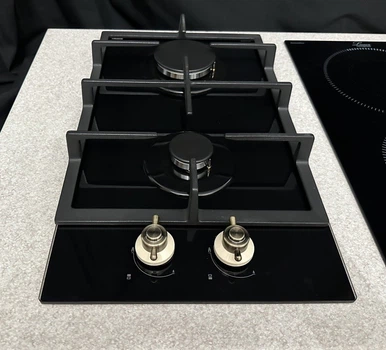 Варочная поверхность газовая Luxor PGE 320 BK Gold + уголок для безопасного подключения в подарок