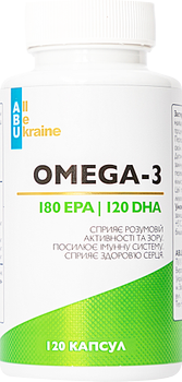 Омега-3 (EPA-DHA) 180/120 ABU 120 капсул (4820255570907)