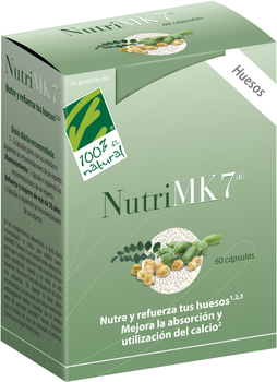 Дієтична добавка 100% Natural NutriMK7 Huesos 60 капсул (8437019352066)