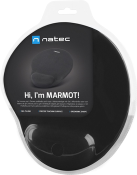 Podkładka gamingowa Natec Marmot Black (NPF-0783)