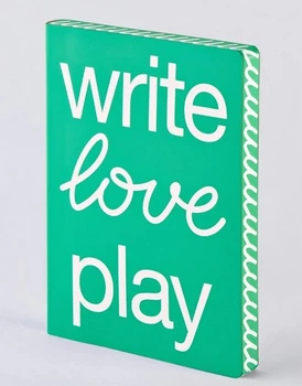Блокнот Nuuna Graphic Write Love Play 16,5 х 22 см в крапку