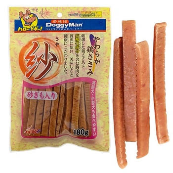 DoggyMan Soft Chicken Strip Gizzard доггимен куриные палочки с куриными желудками лакомство для собак 0.18кг